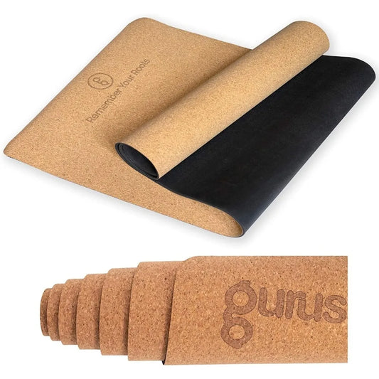 Sweat Proof Durable Cork Yoga Mat Thick Non Slip