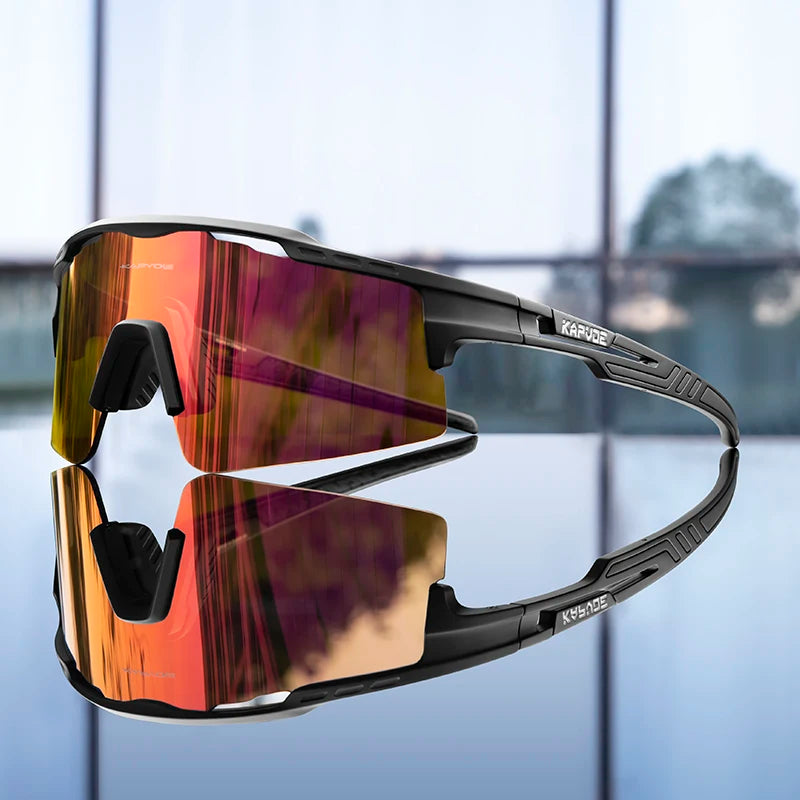 Cycling Sunglasses UV400 Cycling Glasses Polarized Built-in Myopia Frame