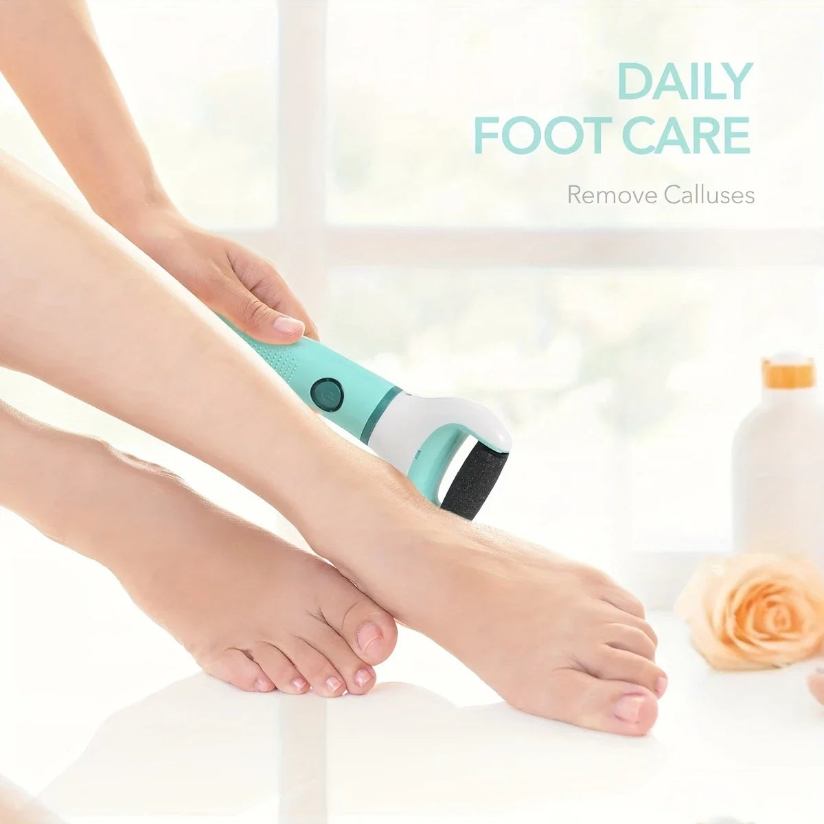 1pc Electric Foot Grinder Auto Wireless Remove Dead Skin Calluses  Pedicure Tool