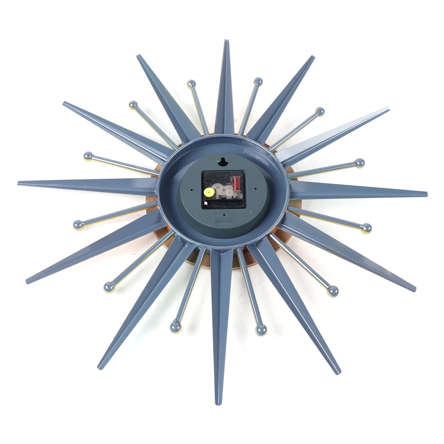 Wall Clock 22 Inch, Mid Century  Starburst Clock Modern Decor