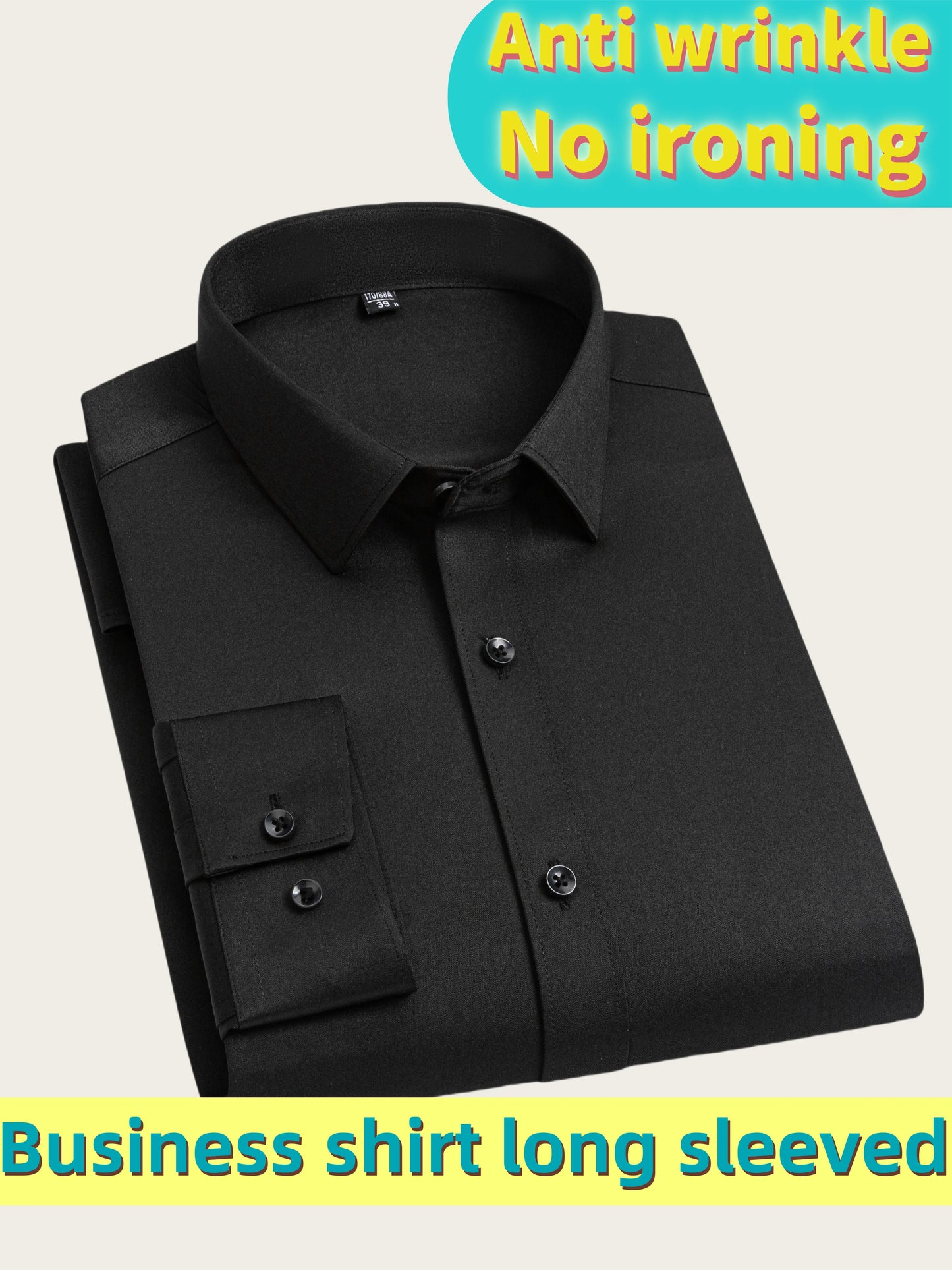 Men's Ultra-Stretch Shirt - High-Quality Silky Business Formal Long-Sleeve Shirt