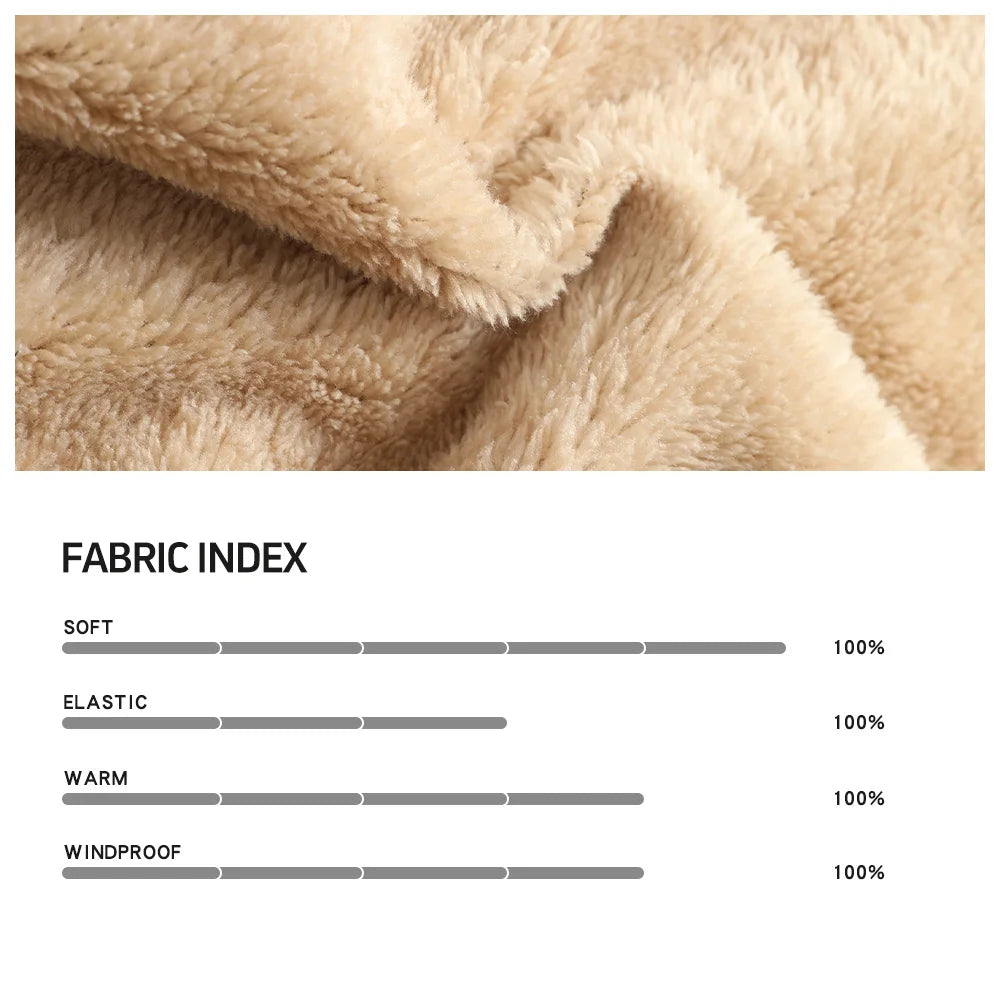 Men's Jackets Winter Hooded Warm Coat Casual Thicken Plaid Work Flannel