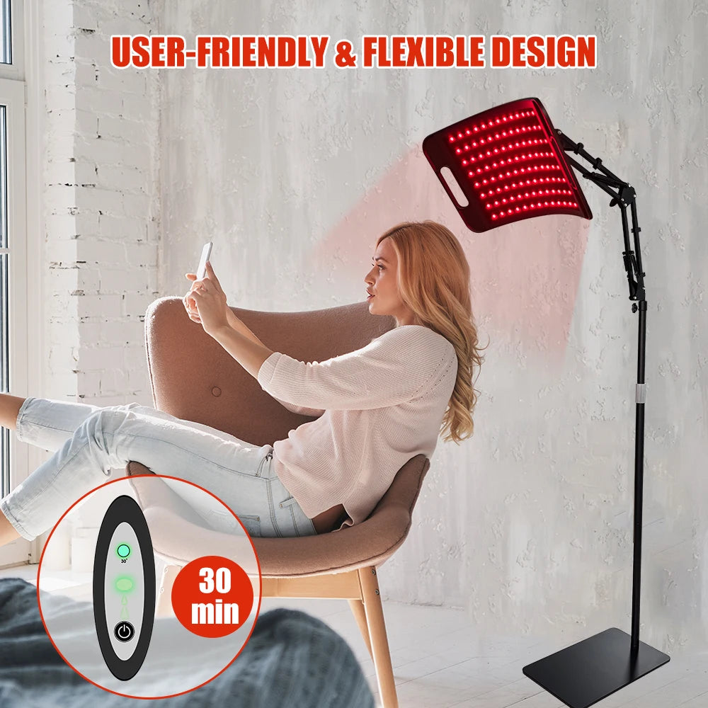Red Light Lamp For Face and Body Home Use 660nm 850nm Near Infrared Light Panel