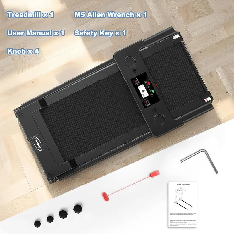 Treadmills for Home, Walking Pad with Handle Bar, Portable Foldable