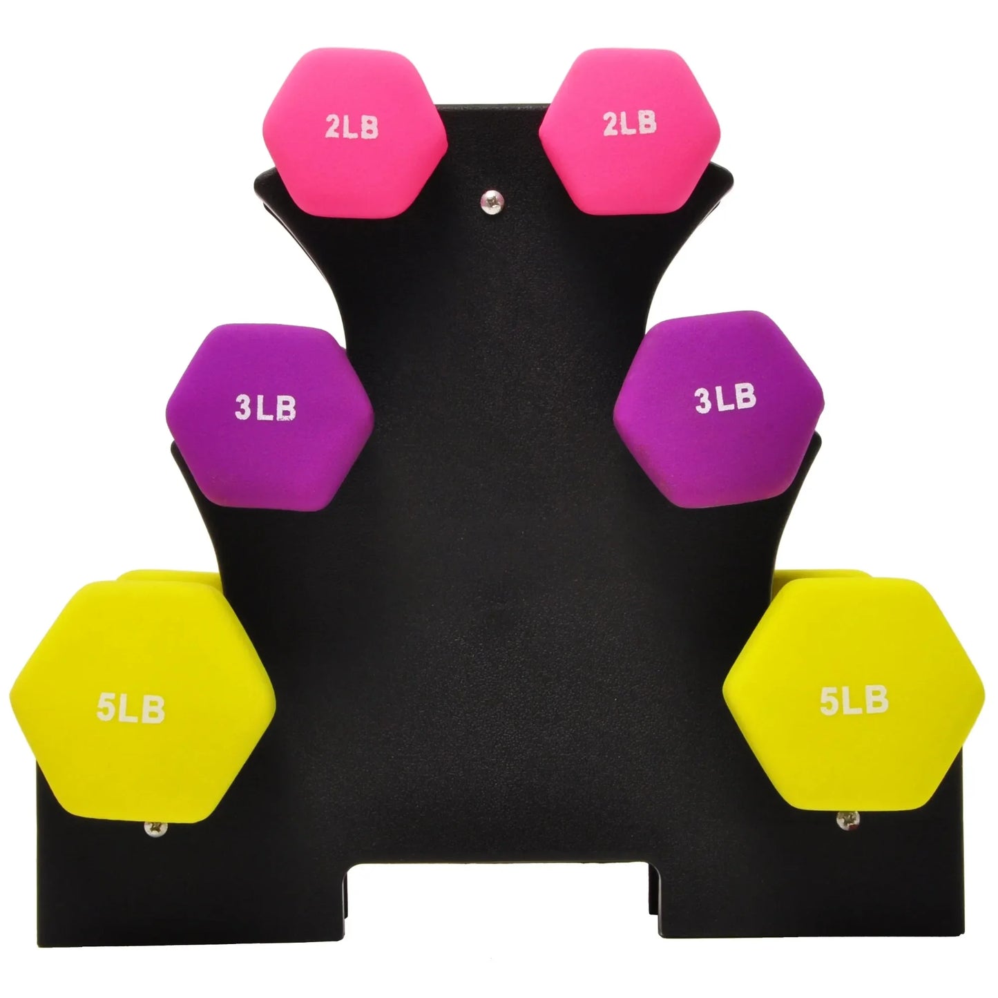 Dumbbell Set with Stand (2lbs, 3lbs, 5lbs set)