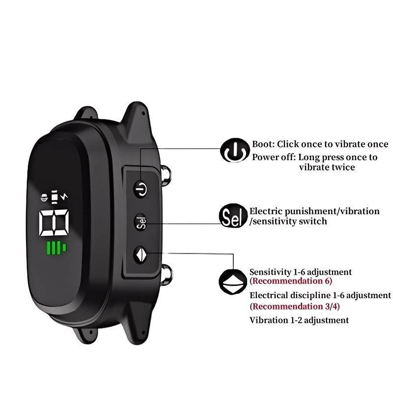 Waterproof Dog Bark Collar,