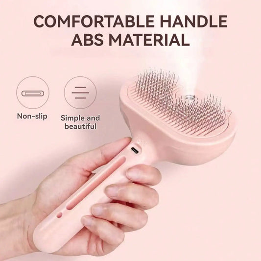 Cat Steam Brush, Spray Cat Brush, Pet Spray Hair Removal Comb for Shedding and Grooming,