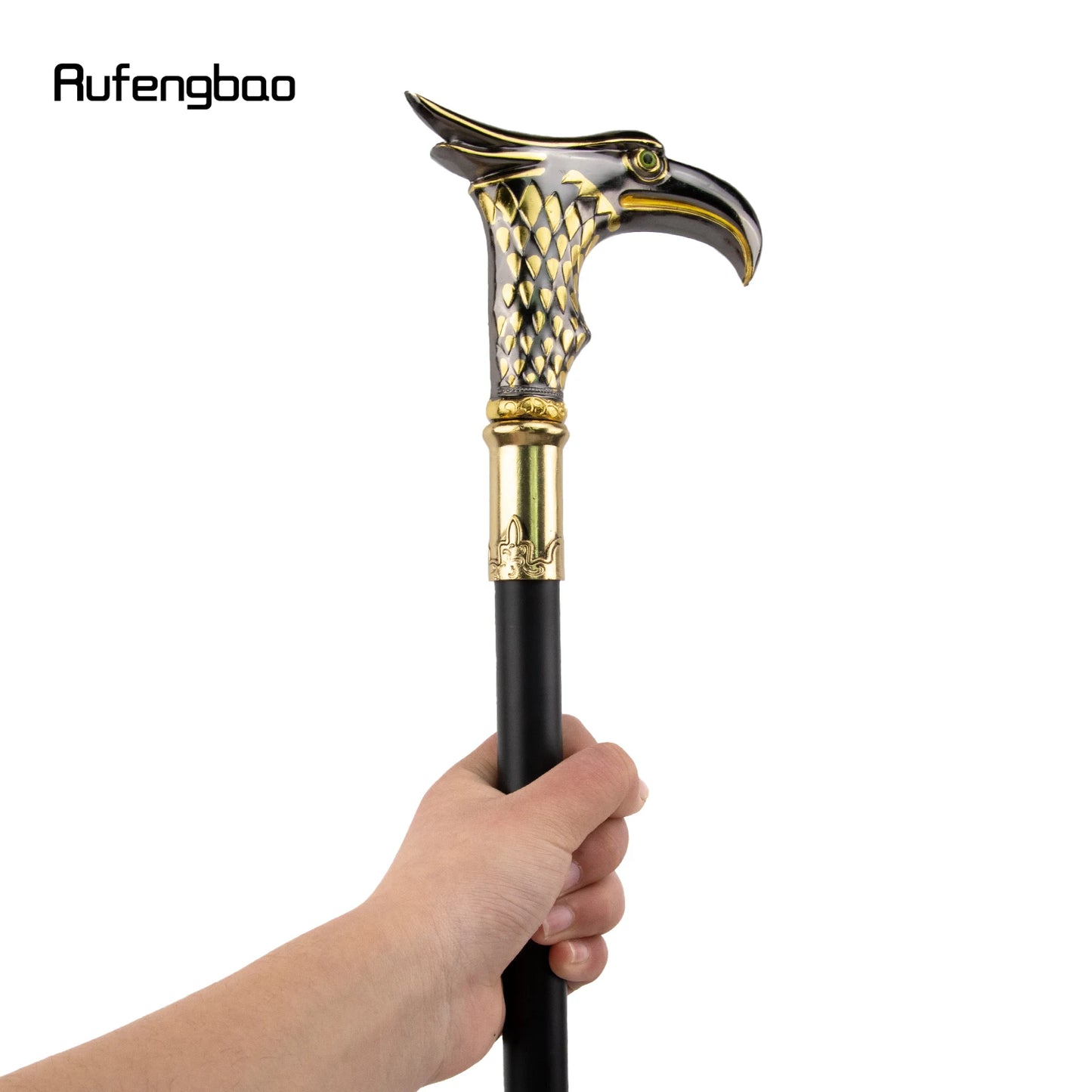 Golden Black Eagle Walking Stick Decorative
