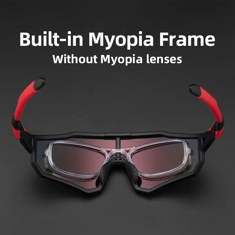 Bicycle Glasses Photochromic Polarized Lens UV400 Protection Sports Eyewear
