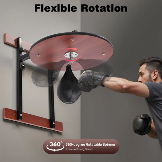 Heavy Duty Adjustable Speed Bag Platform Kit,Professional Wall Mounted Punching Ball