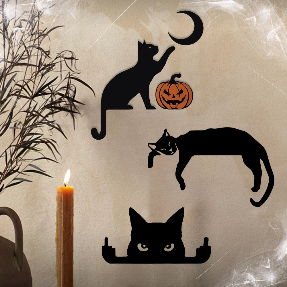 Halloween Black Cat Door Topper Door Frame
