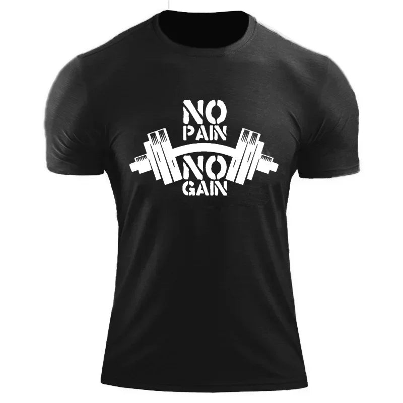T Shirt for Men no pain no gain