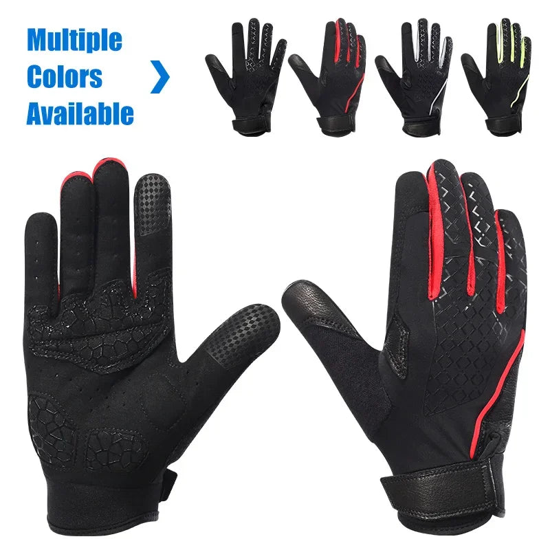 Cycling Gloves Men Summer Full Finger