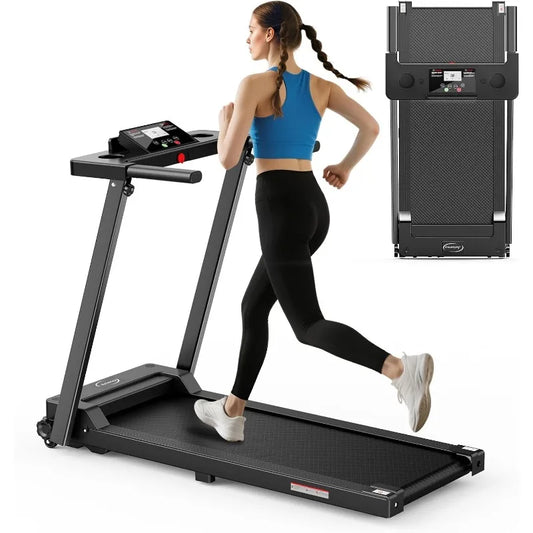 Treadmills for Home, Walking Pad with Handle Bar, Portable Foldable