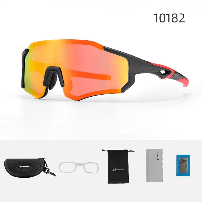 Bicycle Glasses Photochromic Polarized Lens UV400 Protection Sports Eyewear