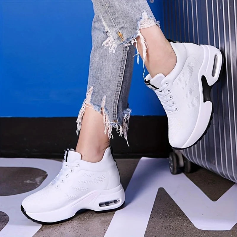 Women Sport Shoes Air Cushion Running Sneaker   Walking Shoes