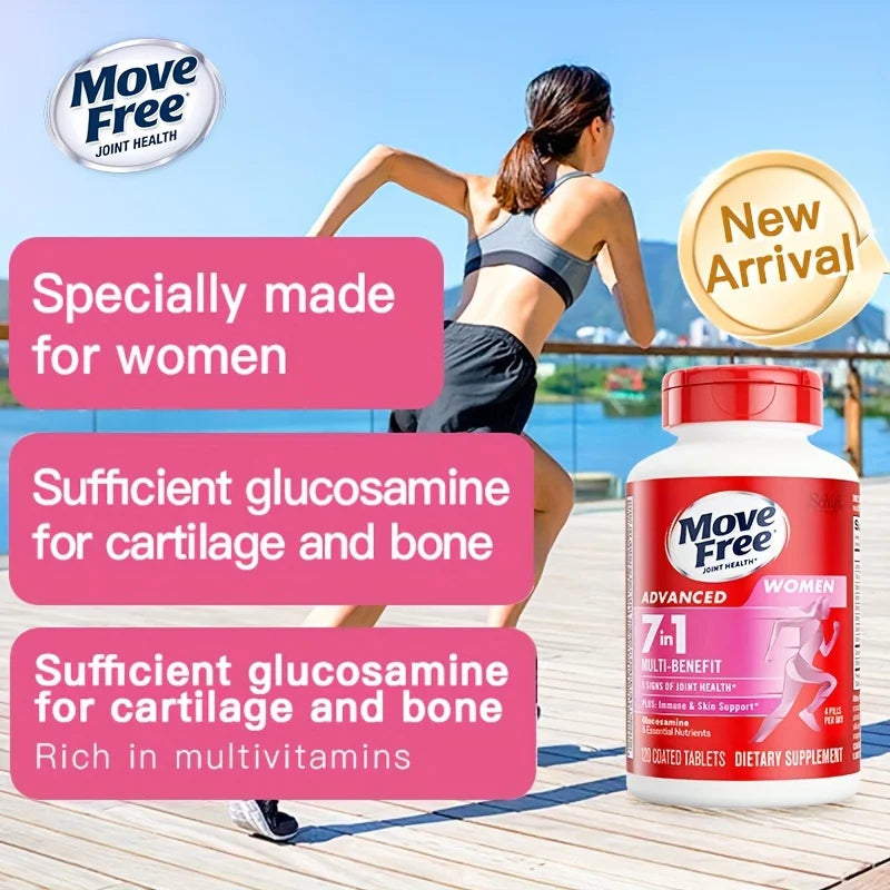[Women's exclusive customization] Move Free's 7-in-1   Multi-Benefit Glucosamine for Women 120ct