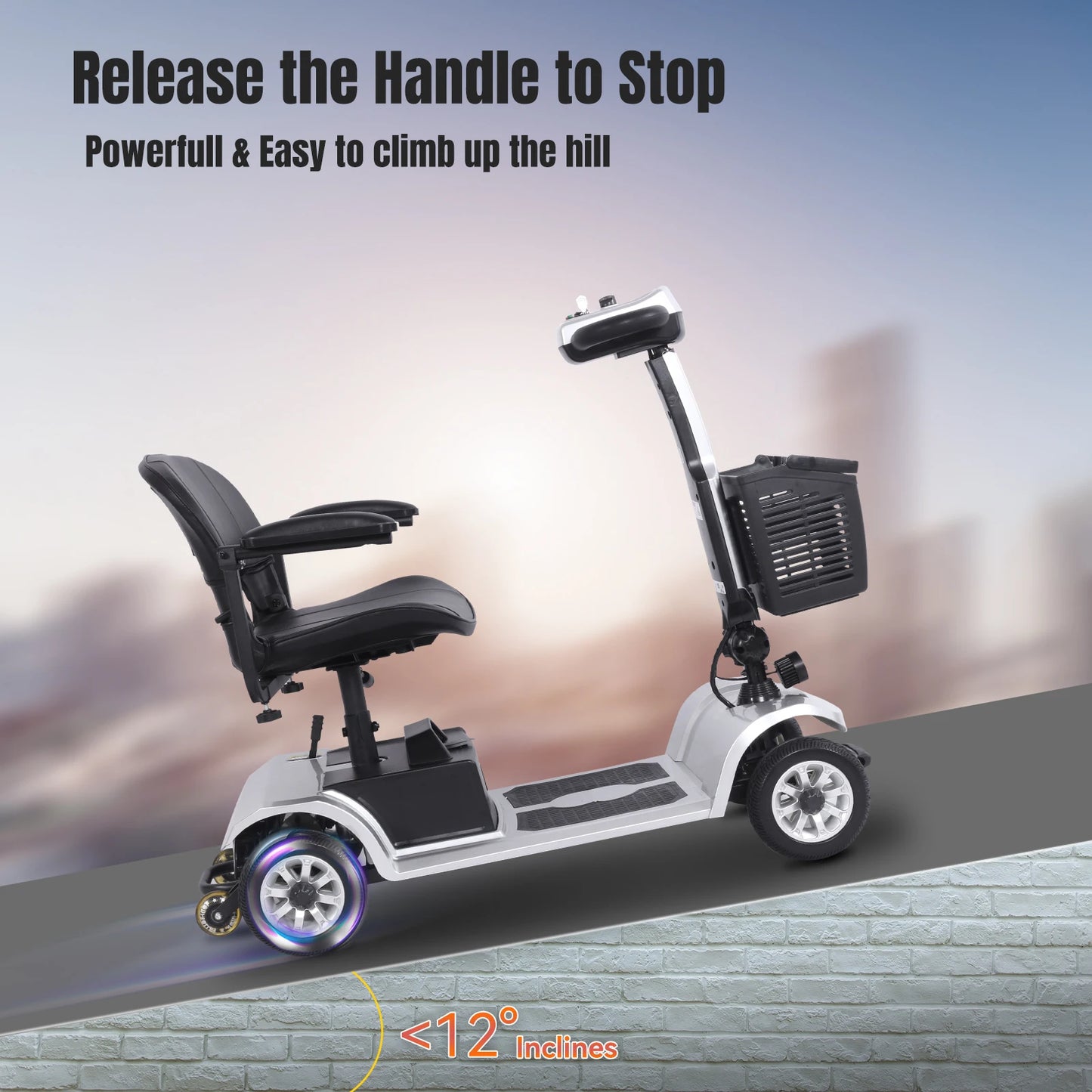 Electric Mobility Scooter   Portable Foldable for Adult Elderly