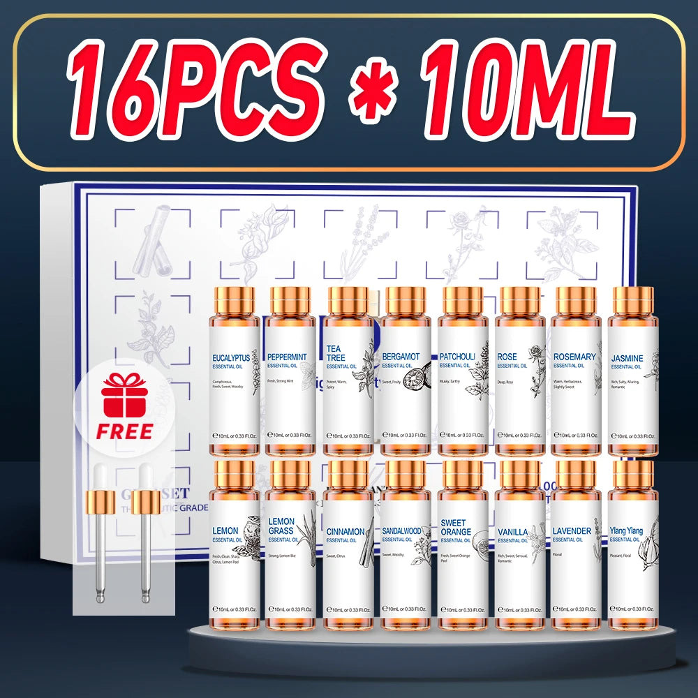 16 PCS 10ML Essential Oils Set,
