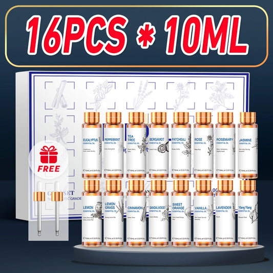 16 PCS 10ML Essential Oils Set,