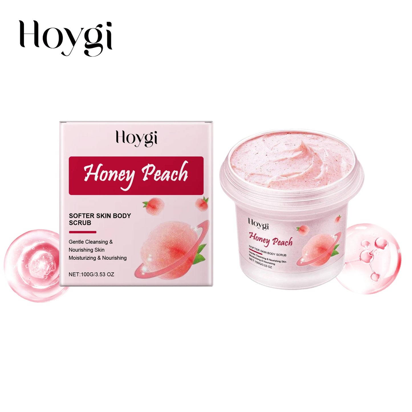 4PCS body scrub gentle exfoliating moisturizing body care cream