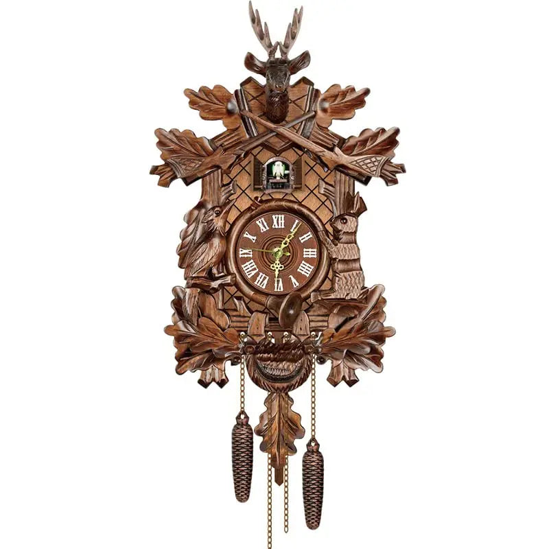 Cuckoo Wall Clock, German Traditional Black Forest Cuckoo Clock  , Bedroom, Study, Office, Gift