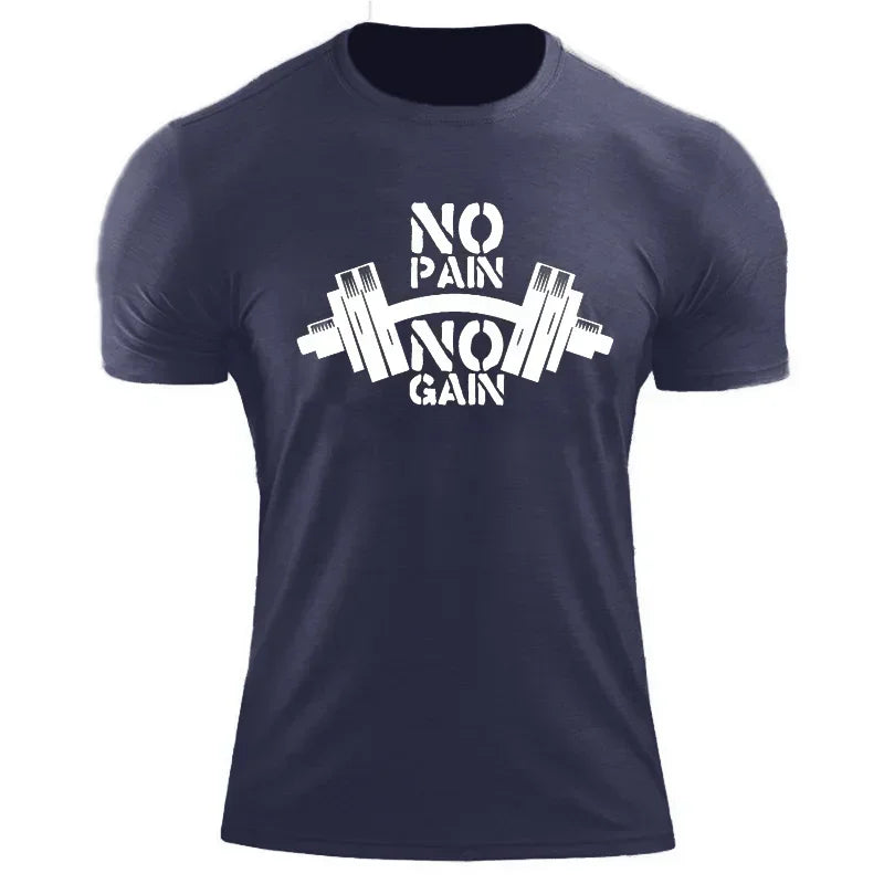 T Shirt for Men no pain no gain