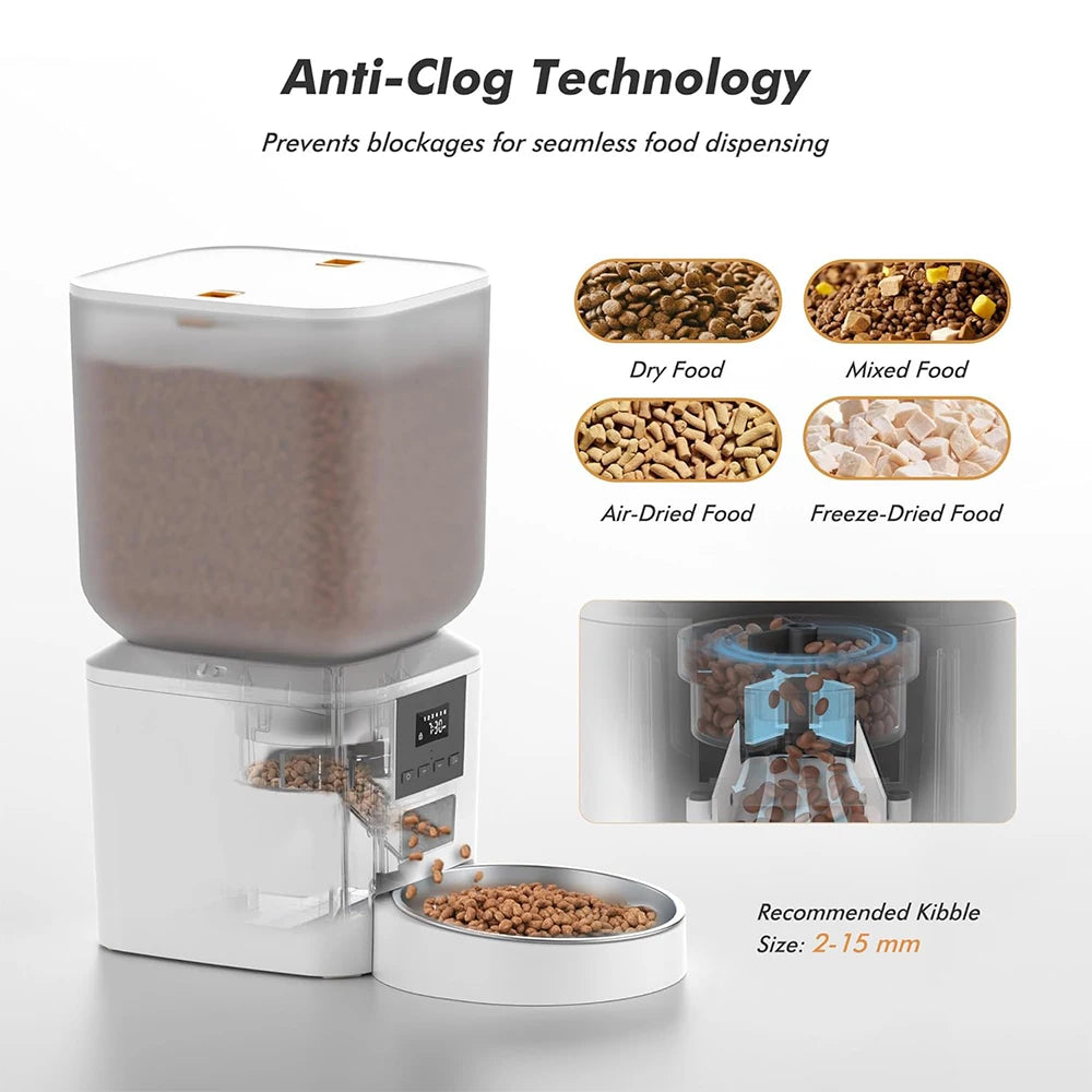 Automatic Cat Feeders with Key Control