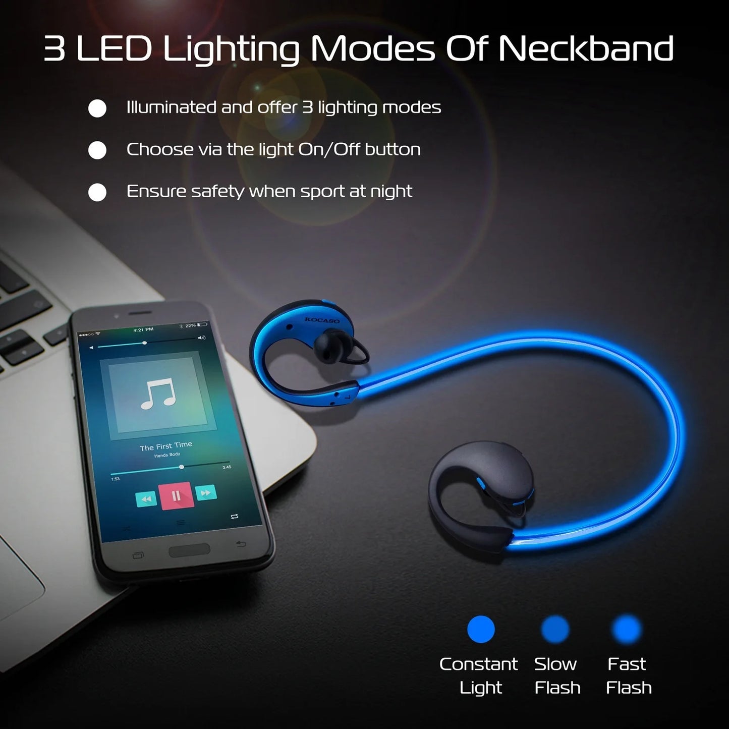 Wireless Sports Headsets  V4.1 Neckband Earphones