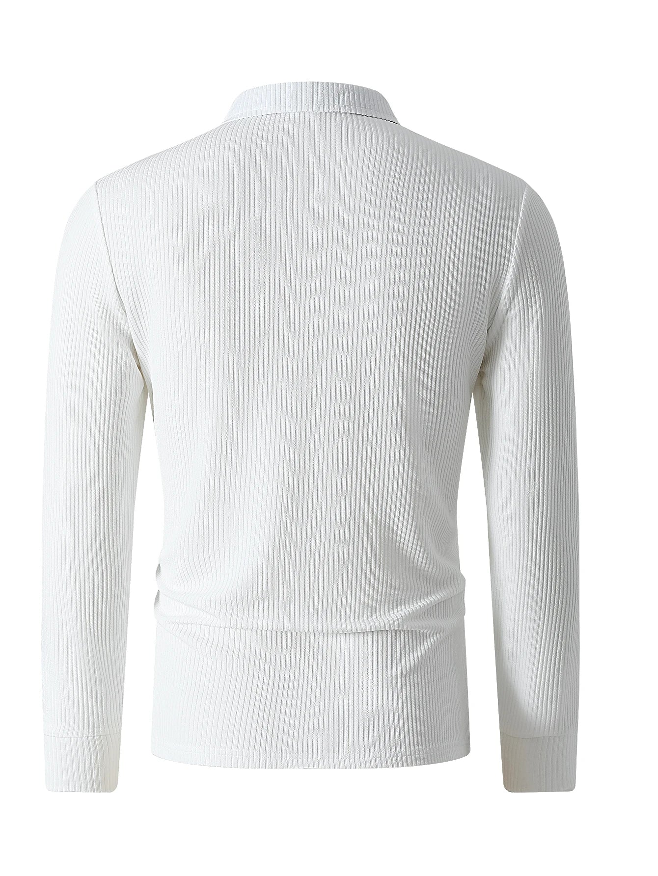 Luxury Light Business Mature Casual Men Sports  Style Striped Fashion Men Outdoor Long Sleeve POLO Shirt