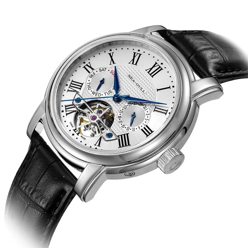 Luxury Watch Business Waterproof Male Clock Date Stainless Steel