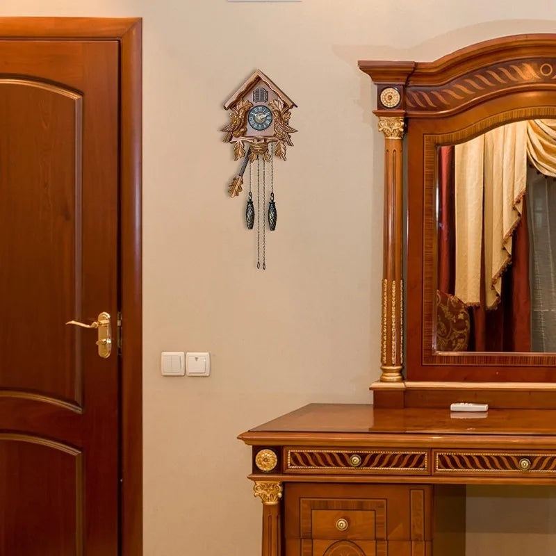 Cuckoo Clock With Night Mode, Singing Bird,