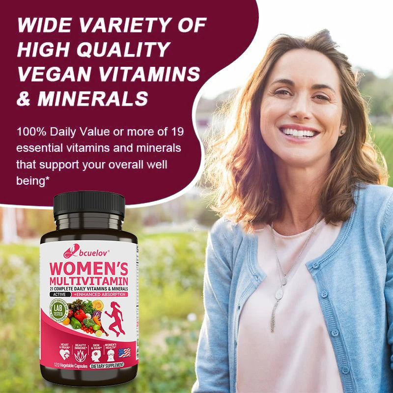 Women's Multivitamin, Supplements Vitamins A, C, D, E, Supports Bone Immune Health