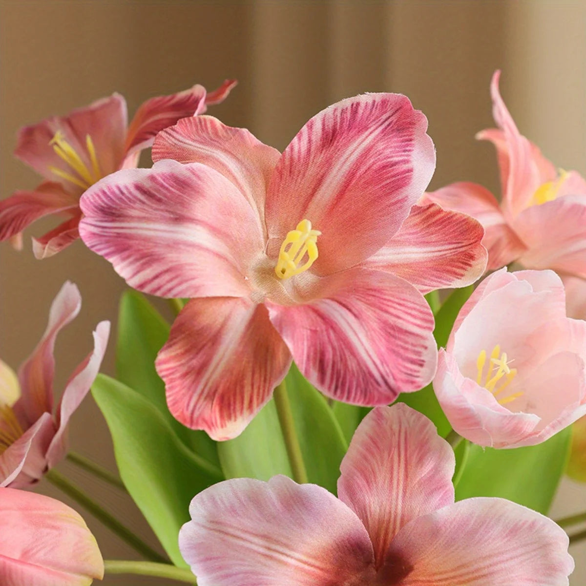 3 Bundles Tulip Artificial Flower,