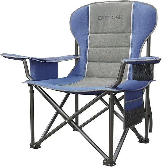 Oversized Camping Chair | Heavy Duty  Cup Holder & Side Pocket | Ideal for Camping