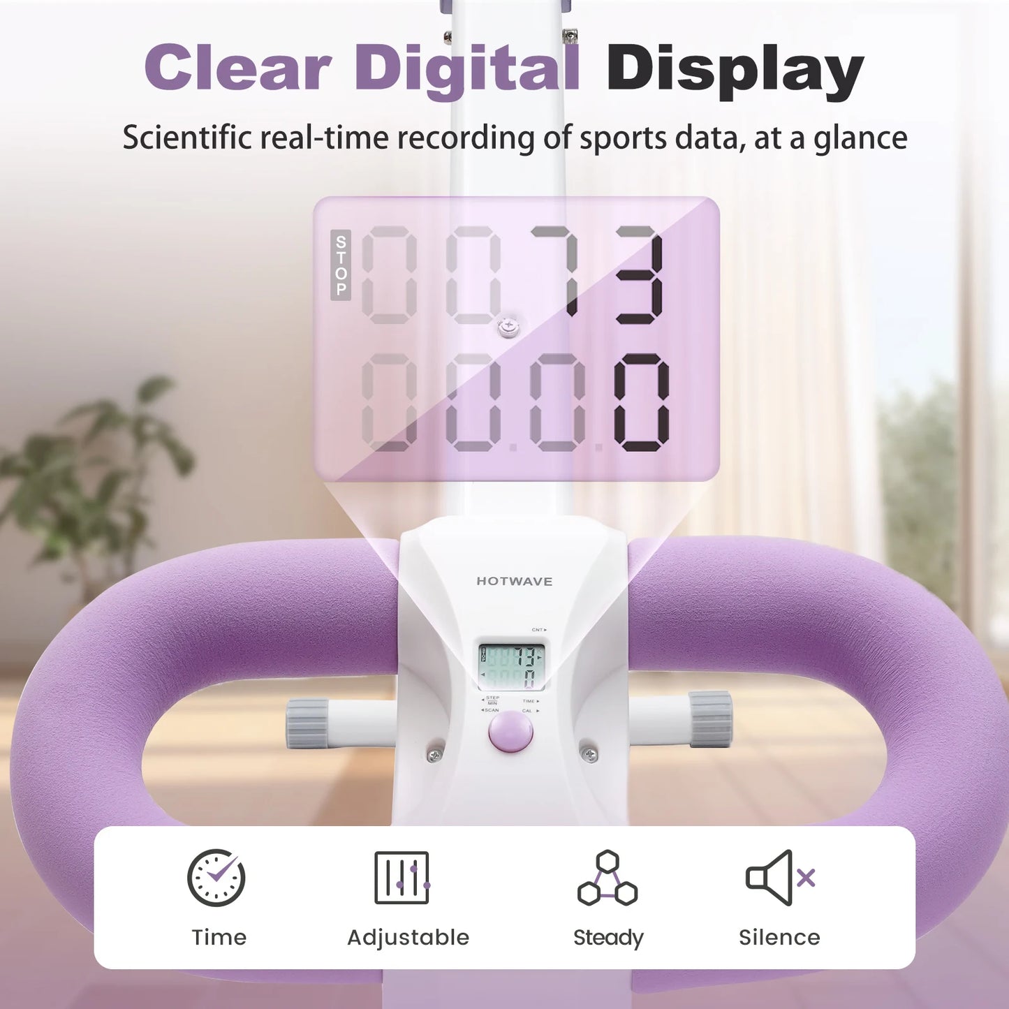 Ab Workout Machine Abdominal Adjustable Folding Crunch Trainer Core Machine