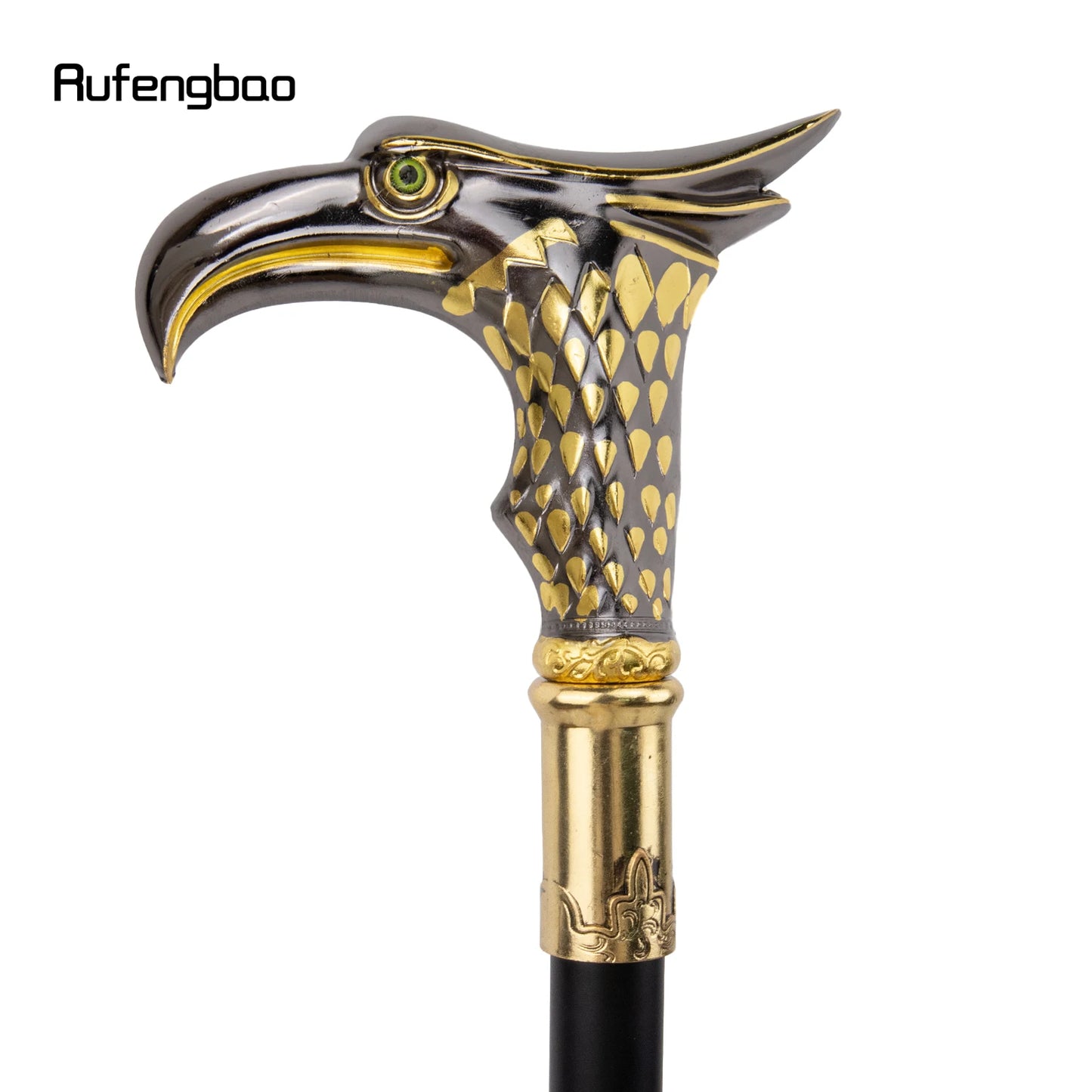 Golden Black Eagle Walking Stick Decorative