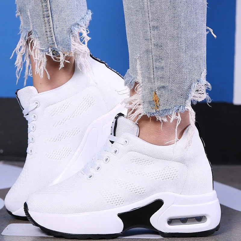 Women Sport Shoes Air Cushion Running Sneaker   Walking Shoes