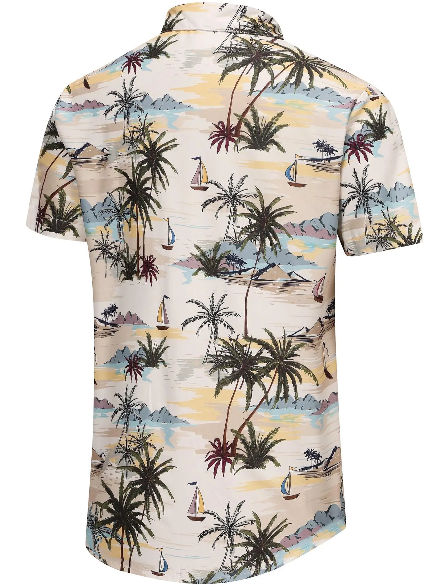 KYKU Hawaiian Shirt for Men -  Summer Clothes with Pockets