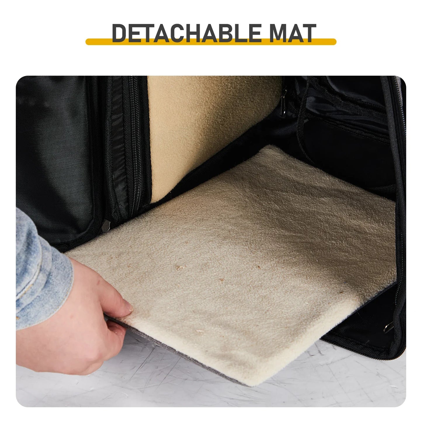 Breathable Pet Cat Carrier Backpack Foldable Pet Carrier