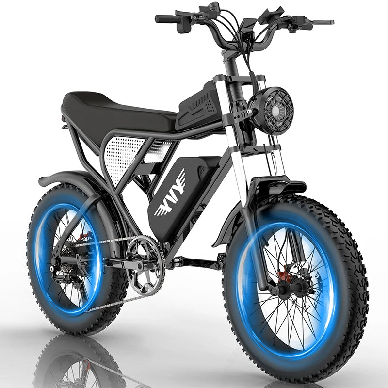 Electric Bicycle 2000W Dual Motor 52V40AH Dual Battery Ebike Top Speed 55KM/H  Electric Mountain Bike