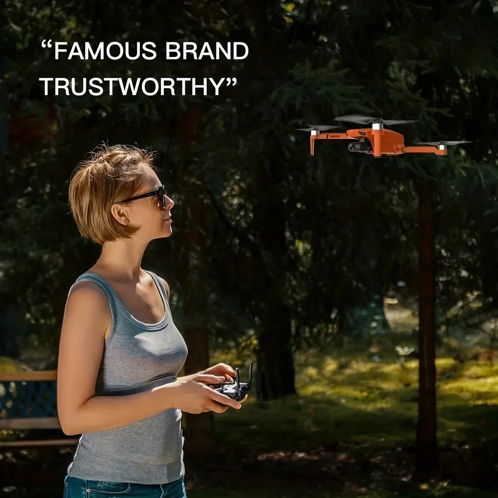 4K HD GPS Drone with Dual Camera 2-Axis  , Foldable Quadcopter Toy for Adults and Kids