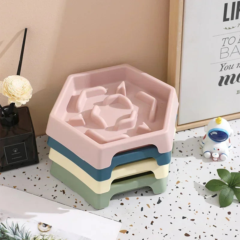 Dog Bowl Anti Choking Slow Food Bowl