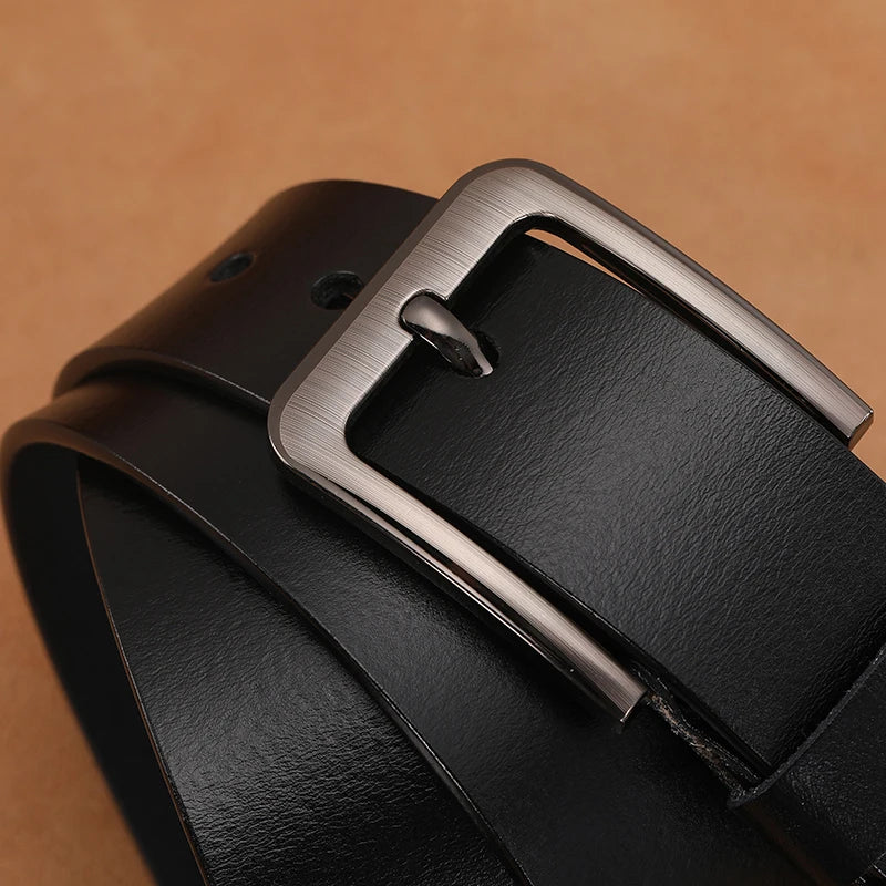 110 120 130 140 150 160 170cm Plus Size Men Belts High Quality Genuine Leather LONG Large Pin Buckle