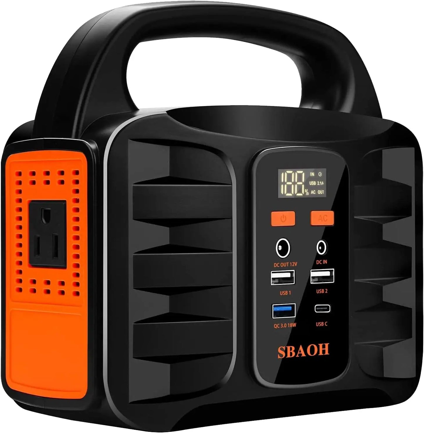 Portable Power Station,155Wh 42000mAh Outdoor Solar Generator