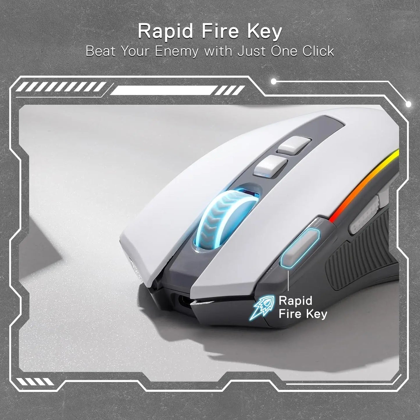 PRO RGB BT 2.4G Gaming Gamer Mouse,