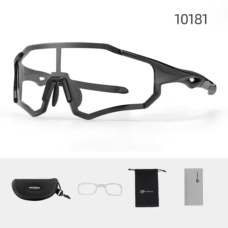 Bicycle Glasses Photochromic Polarized Lens UV400 Protection Sports Eyewear