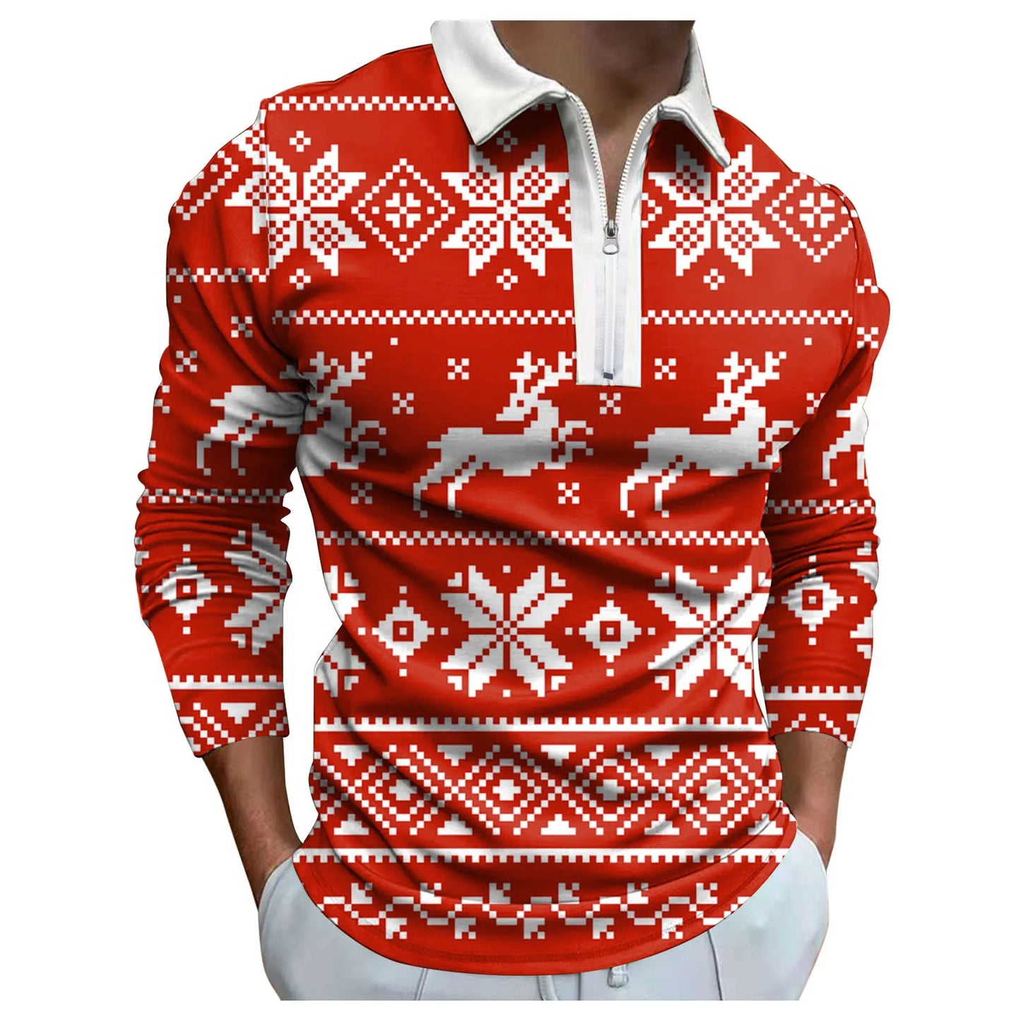 T Shirt Yarn Mens Christmas Leisure Comfortable 3D Digital Printing Holiday