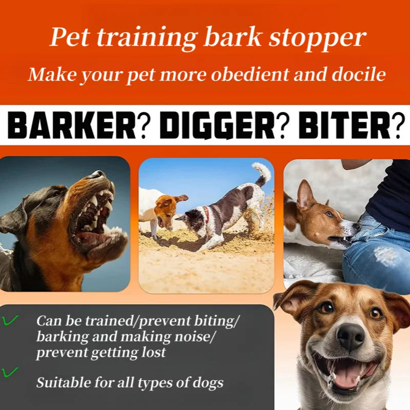 Waterproof Dog Bark Collar,