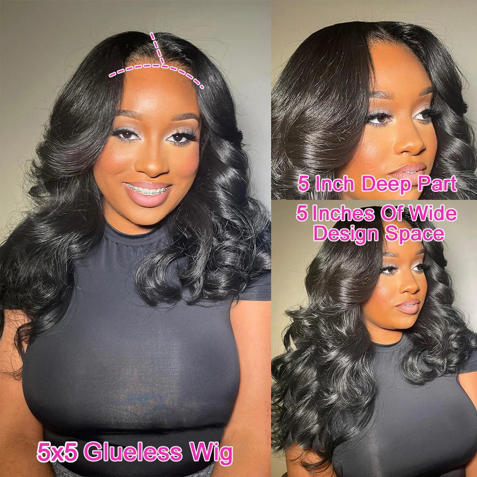 Body Wave Bob Wig 13x6 Transparent Lace Frontal Wig Brazilian Human Hair Wigs